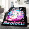 Home Axolotl Who Loves Axolotls Blanket Fashion Home Gift Used For Chair Office Sofa Bed Camping Soft And Warm Giving Friends And Relatives Birthday