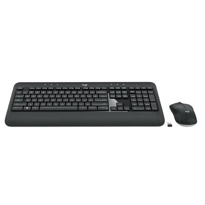 Logitech מקלדת ועכבר אלחוטיים MK540 - קומבו