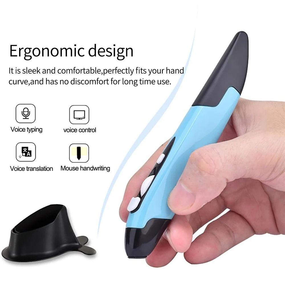 Wireless 2.4GHz Presenter Vertical Pen Mouse Vertical 4 Keys Mini Mice  Computer Peripherals