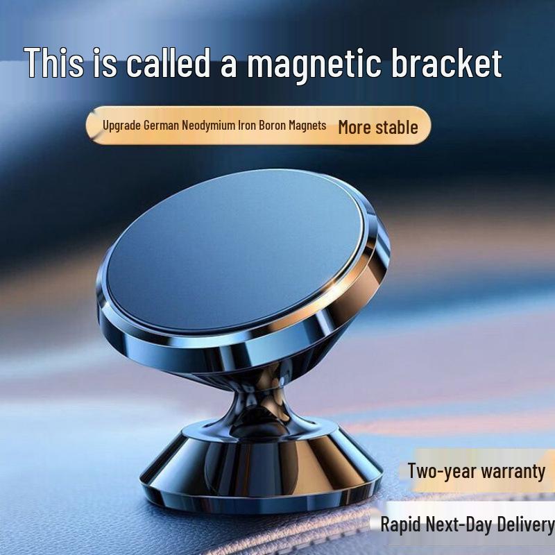 

Magnetic Suction Cup Car Phone Holder & Air Vent Dashboard Mount Standard Model [12x Magnetism] Fixed