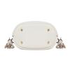 Coach Lora 22 Tassel Drawstring Leather Bucket Bag Women Handbags White 651-B4HA