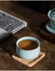 Ru Kiln Master Celadon Tea Cup: Handmade Retro Chinese Ceramic Cup in Gift Box