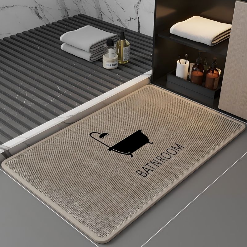Minimalist Ins Wind Bath Mat Anti Slip Water Absorbing Quick Drying Carpet Bathroom Home Decoration