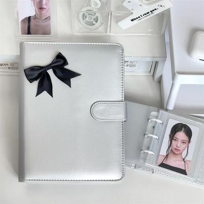 A5 Kpop Idol Binder Photocard Holder PU Photo Album Photocards Collect Book Card Storage Kawaii Stationery