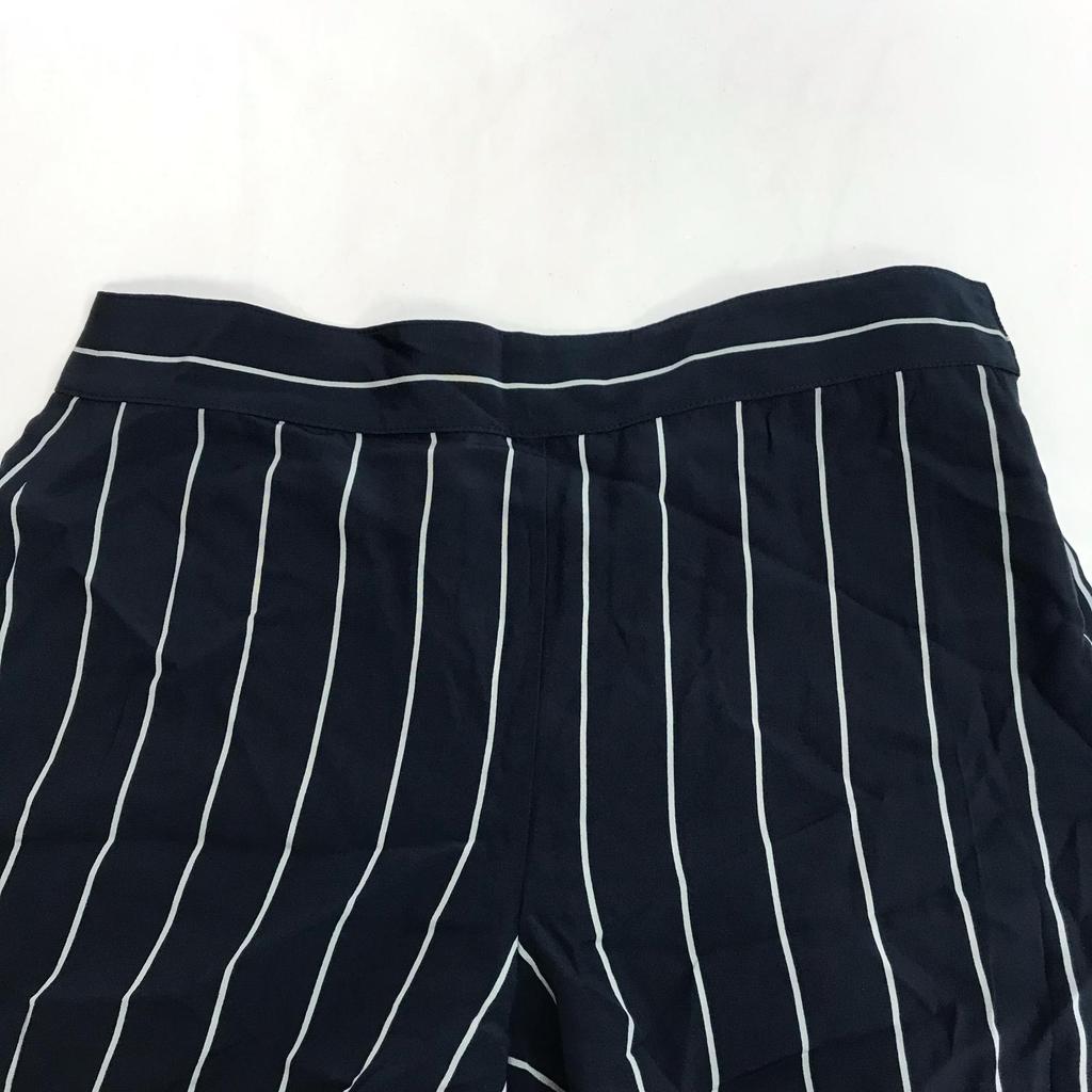 Unused POLO RALPH LAUREN 100% Silk Short Pants 2 M Women Navy Bottoms(USED)