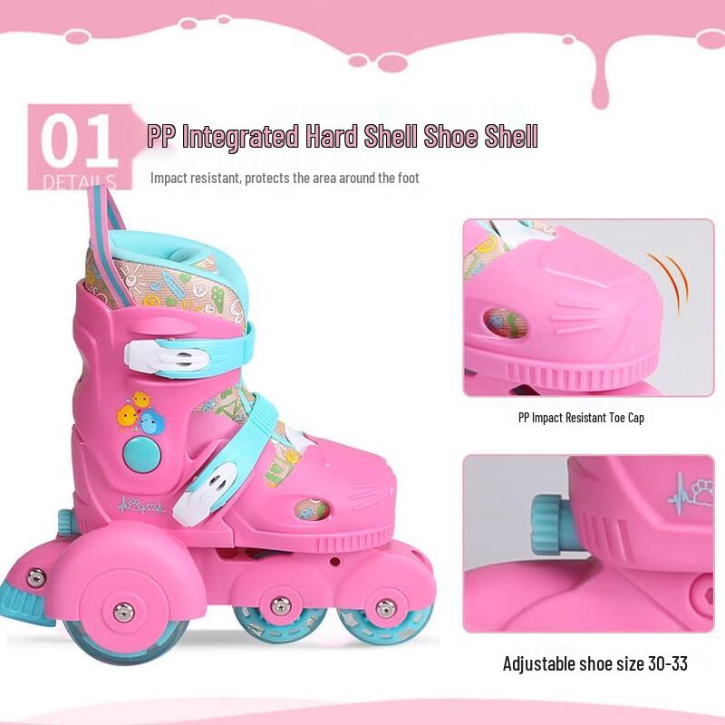 Banwei Kids Flashing Racing Inline Skates