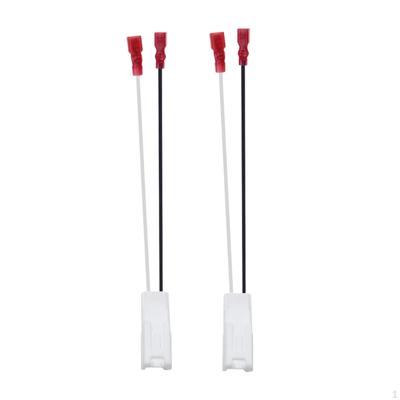 2x Auto Front Door Speaker Wiring Harness Connector Audio Accessories for
