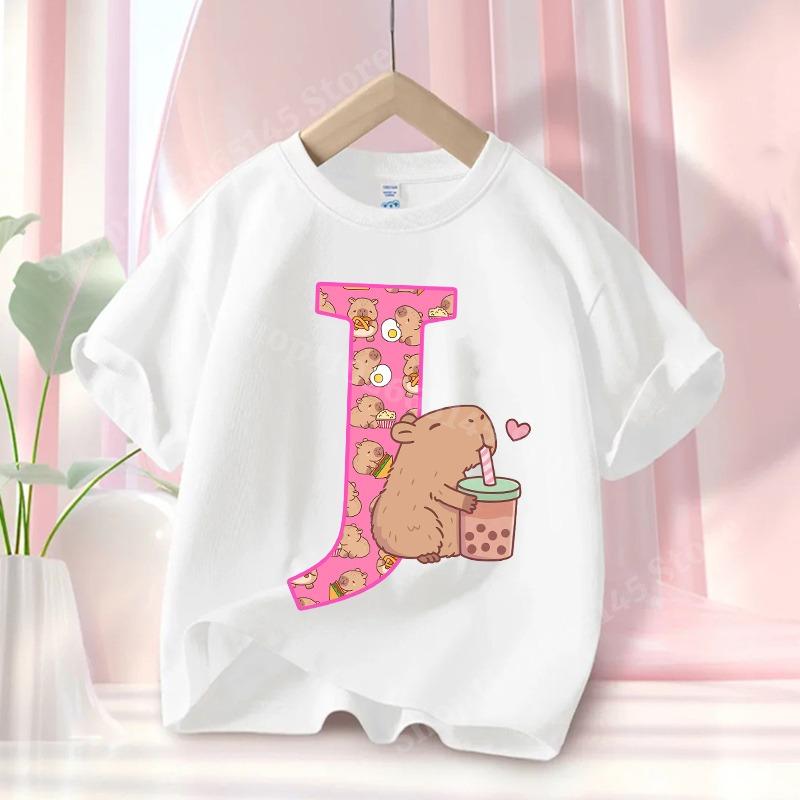funny Cat Graphic Kids Tshirts Summer Short Sleeve Tees Cartoon Animal Boys Girls Clothes Kawaii