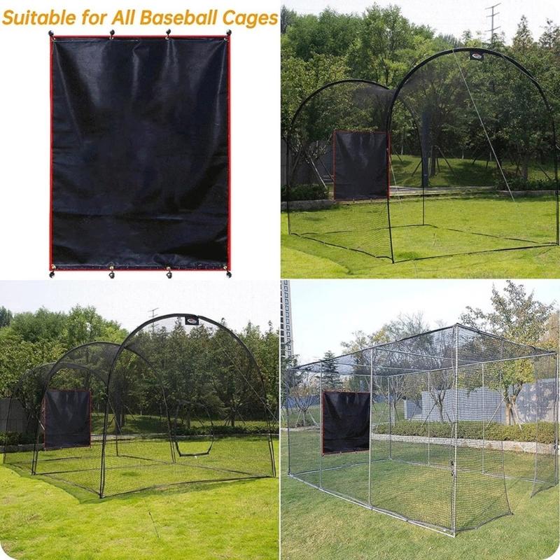 Baseball Backstop Batting Cage Training Baseball Pitching Backstop Wear Resistant Baseball Pitching Targets Enduring