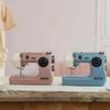Nova Máquina de Costura Portátil Portátil Rosa/Azul/Vermelho Plásticos Acessórios de Costura Doméstica Artesanato Doméstico Máquina de Costura Doméstica Casa