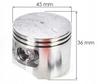Cylinder Piston For Chinese Saw 45 Mm Nac Cs Tt Steel 45Cc 58Cc 5200 Harder