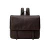 Womens Genuine Leather Messenger Backpack Large Capacity Commuter Bag Urban Minimalist Style