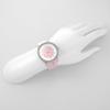TENDENCE CRAZY Medium White/Pink Dial Stainless Steel Mineral Glass Quartz 42.5MM Watch TY930065 Women's white