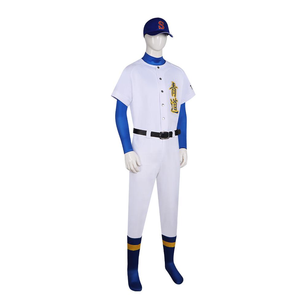 Eijun Sawamura & Satoru Furuya Baseball Cosplay Uniform, Ace of Diamond Anime Performance Outfit