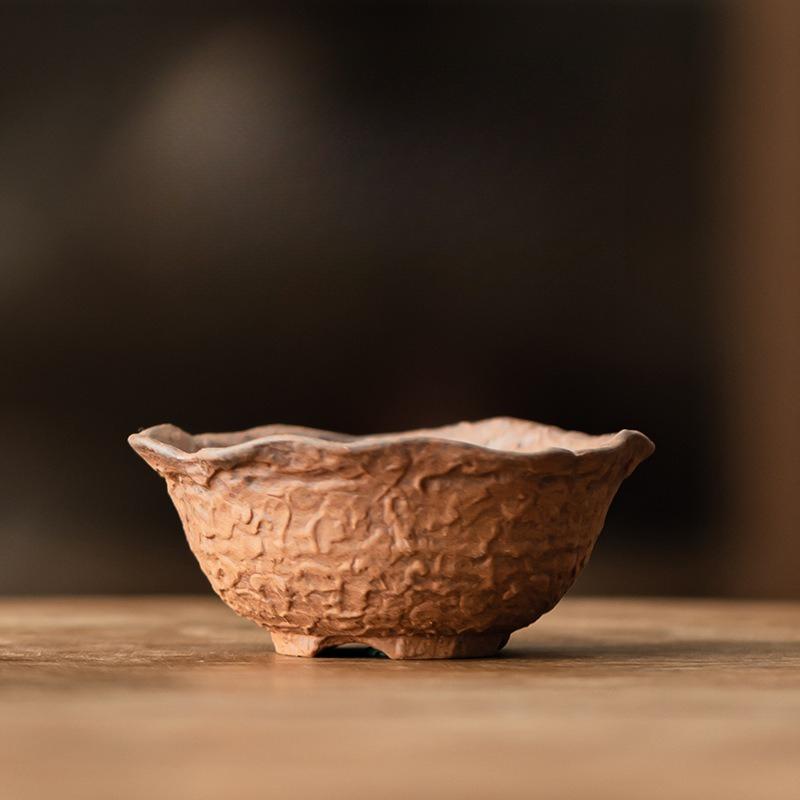 

Грубая керамика старая каменная глина чайная чашка удивлена мертвым ветром керамическая чашка, изысканная одинарная чашка в древнем стиле может воспитывать чайную чашку 200ml