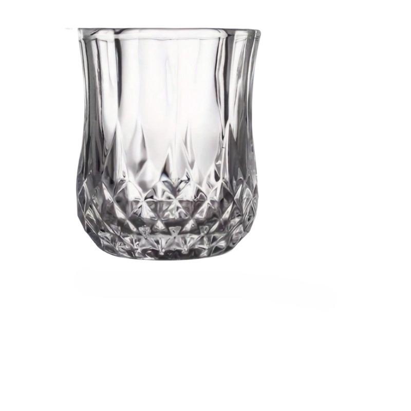 

50mL Crystal Cut Glass Cup, Reusable, Suitable For Whiskey & Liquor, Glass Glassware, For Home Bar, KTV