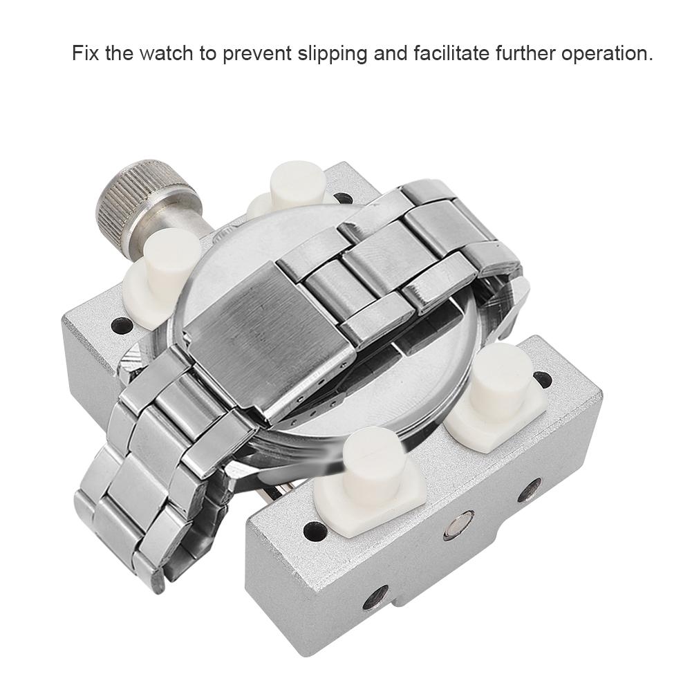 Adjustable Watch Case Opening Holder Tool Repair Watchmaker Replacement Opener