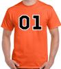 DUKES OF HAZZARD COUNTY 01 - SLOGAN DIVERTENTE Maglietta Uomo Donna Bambini