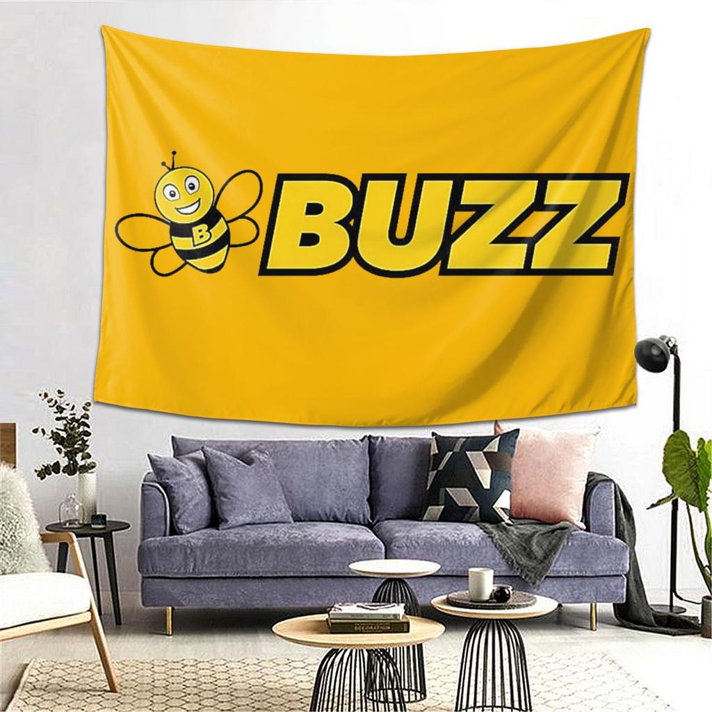 Buzz Airline Ryanair Gruppe Wandteppich Dekor Kunst Ästhetische Wandteppiche für Wohnzimmer Schlafzimmer Haus Wandtuch Wandbehang