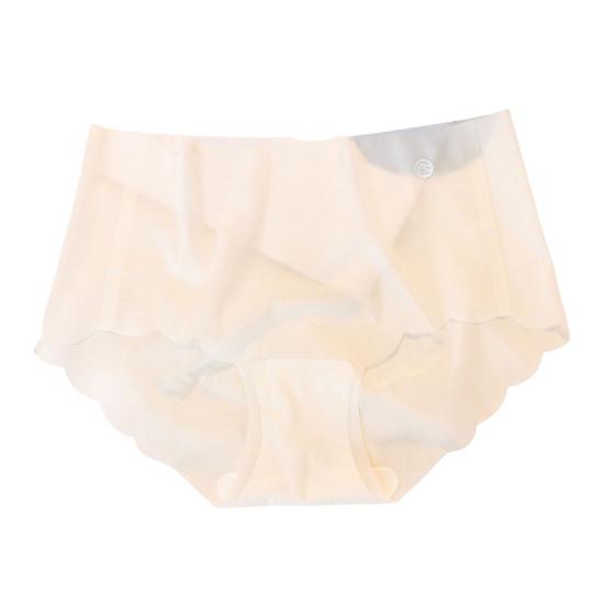 Women Panties Mid Waist Seamless Thin High Elasticity Solid Color Good Breathability Lady Underpants Female Daily Underwear
