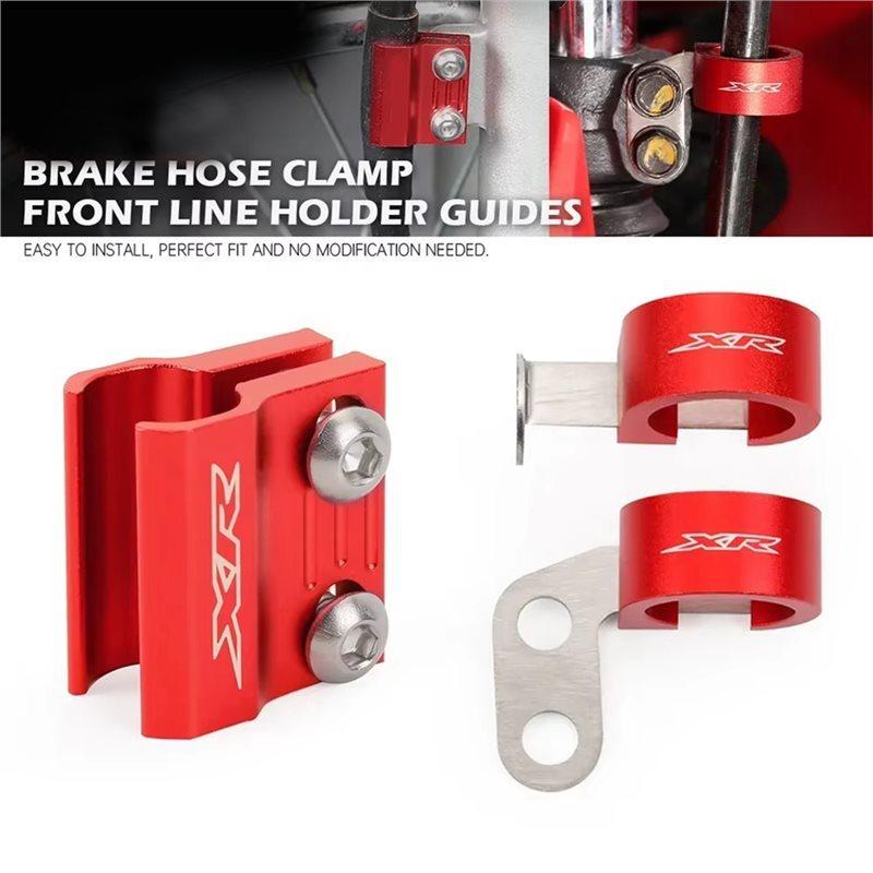 Motorcycle Front Brake Hose Holder Clamp For HONDA XR 150L 125L 190L XR150L XR125L XR190L Brake Cable Line Clamp Guide