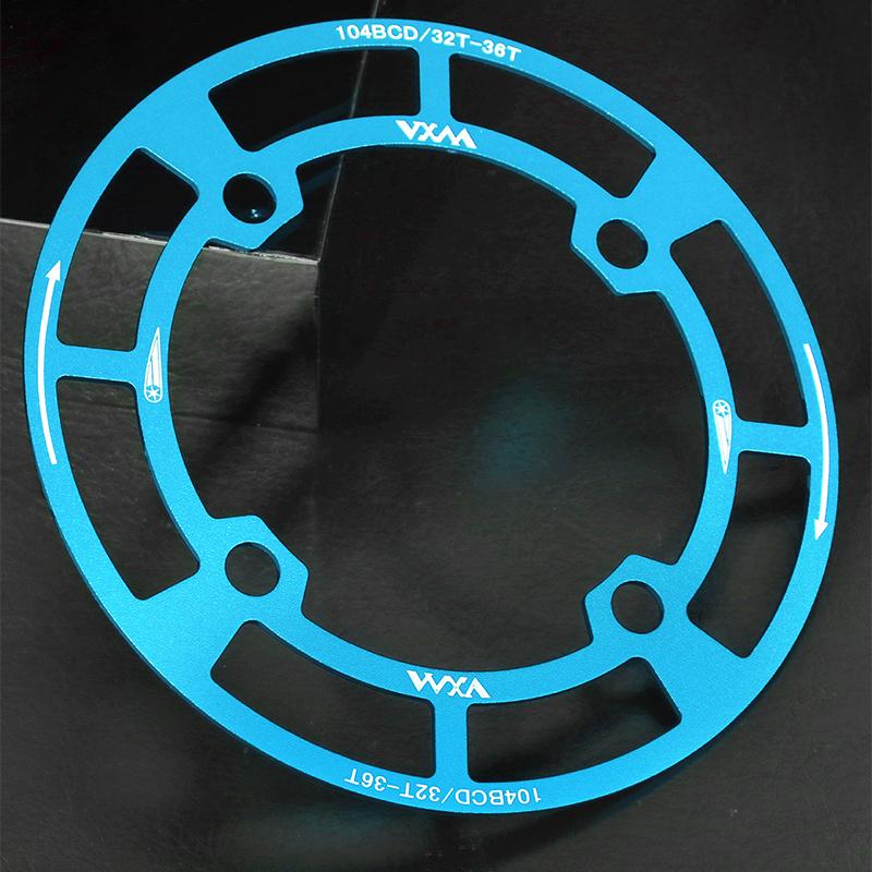 104BCD Bicycle Crankset Protective Cover Impact Resistant Light Weight Fit 32-42T Sprocket for Mountain Biking