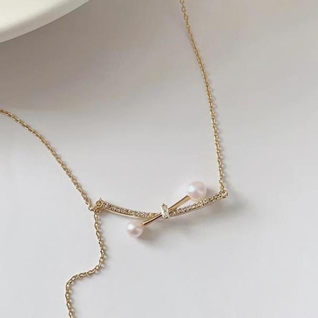 Women's Accessories Balance Chain Drop Necklace