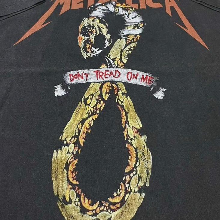 Vintage 90s METALLICA Don't Tread On Me Tour Sz.L Single Stitch Shirt REPRINT
