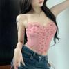 Sexy Girl Pure Desire Lace Camisole Vest Women's Summer Outdoor Wear Short Top with Chest Cushion Strapless Vest