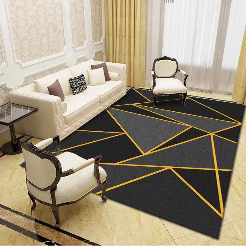 Style Living Room Carpet Floor Mat Simple Nordic Printed Carpet Bedroom Bedside Blanket Wholesale