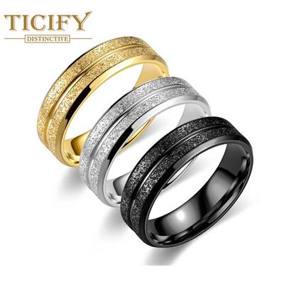 New Product Personalized Titanium Steel Ring Couple Ring Temperament Versatile Trendy Accessories