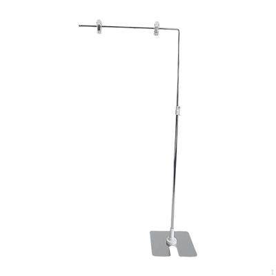 Height Adjustable Poster Stand, Heavy Duty Metal Banner Holder for Shop Counter, Restaurant, Show