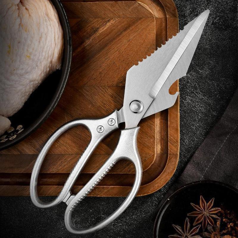 Kitchen Scissors Powerful Chicken Bone Scissors Stainless Steel Seafood Fish Scissors Cooking Tools