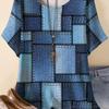 Summer Women's 3D Printed Crew Neck T-Shirt Fashion Versatile Breathable Trend Casual