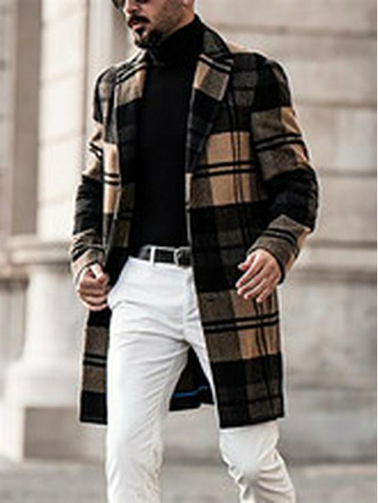 2021 Men's Shearling-Style Faux Suede Jacket