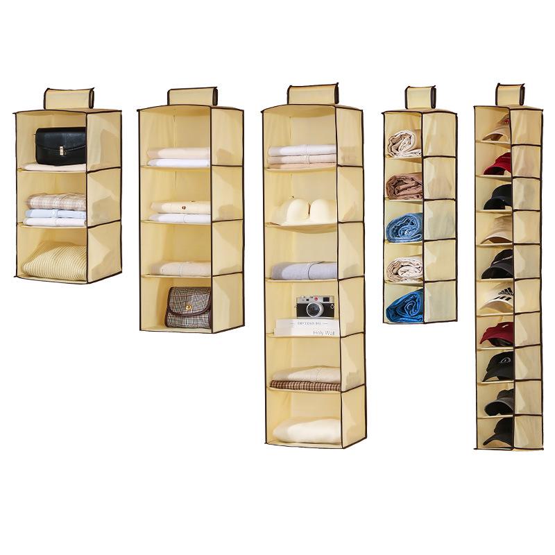 Foldable Multi-Layer Clothing & Sock Storage Hanging Bag