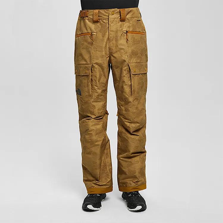 THE NORTH FACE Windbreaker Pants Men's Brown Moderate Straight Fit Pants (Unisex) Windbreaker Pants NF0A3M42 T49