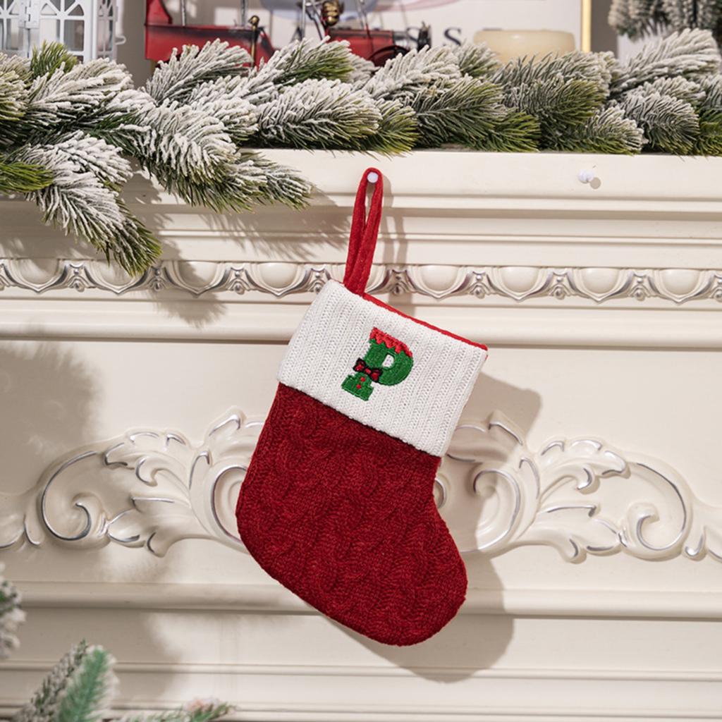 Christmas Socks Candy Boots With Small Bells Holiday Gift Bags Christmas Trees  Boots For Fireplace