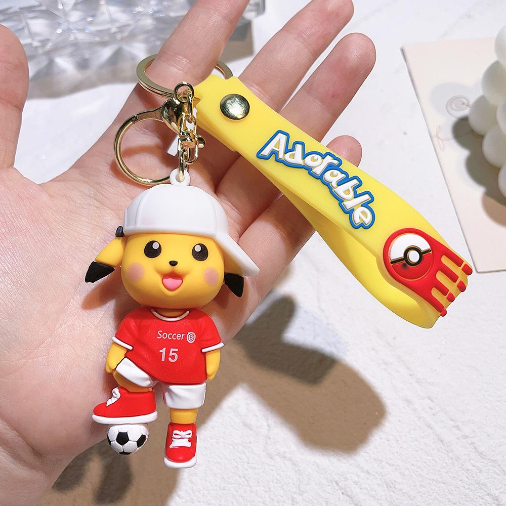 85 Styles Pokémon Pocket Monster Keychain Bag Decor Pikachu Desk Ornaments Car Key Chain Accessories Small Gift Between Friends