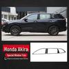2023-2025 CRV Glossy Black Stainless Steel Window Trim, Mirror Finish, for Breeze Black Warrior Models