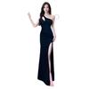 New High-end Long Celebrity Light Luxury Dinner Party Thin Shoulder Fishtail Skirt Stunning Wedding Car Model Exhibition Dress