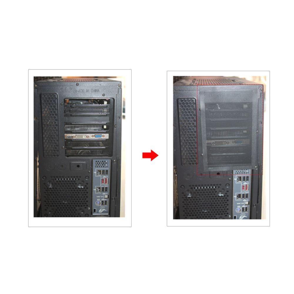 Ventilation PC Case Dust Cover PVC Chassis Side Panel Cover Loudspeaker Repair