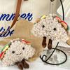 Fun Taco Sandwich Cute Food Doll Doll Pendant Soothing Plush Toy Children's Doll