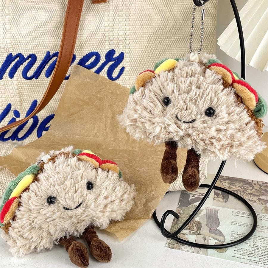 Fun Taco Sandwich Cute Food Doll Doll Pendant Soothing Plush Toy Children's Doll