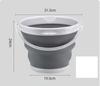 Foldable Bucket Portable Outdoor Travel Household Small Bucket Fishing Bucket Plastic Foot Wash Car Wash