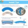 ATUBAN Cat Water Fountain Filters for WF050&WF100 Cat Fountain,Pet Fountain Filters Replacement Automatic Dog Water Dispenser