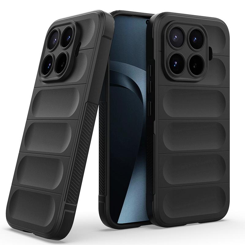 KEYSION Heavy Duty Shockproof Matte Phone Case for Xiaomi 17T Pro 5G Anti-skid Soft Silicone Phone Back Cover for Xiaomi 17T 5G
