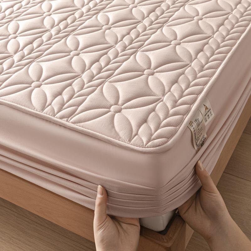 Type A quilted waterproof mattress protector, single mattress cover, urine-proof pad, thickened pure cotton dust-proof bed cover