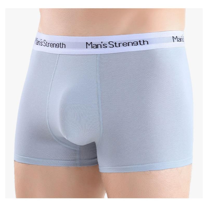 Men S Cotton Boxer Briefs Breathable Antibacterial Printed Seamless Underwear