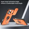 Magnetic Sliding Window Phone Case for IPhone 12 13 14 15 16 17 Pro Max Wireless Charging Electroplated Protective Case